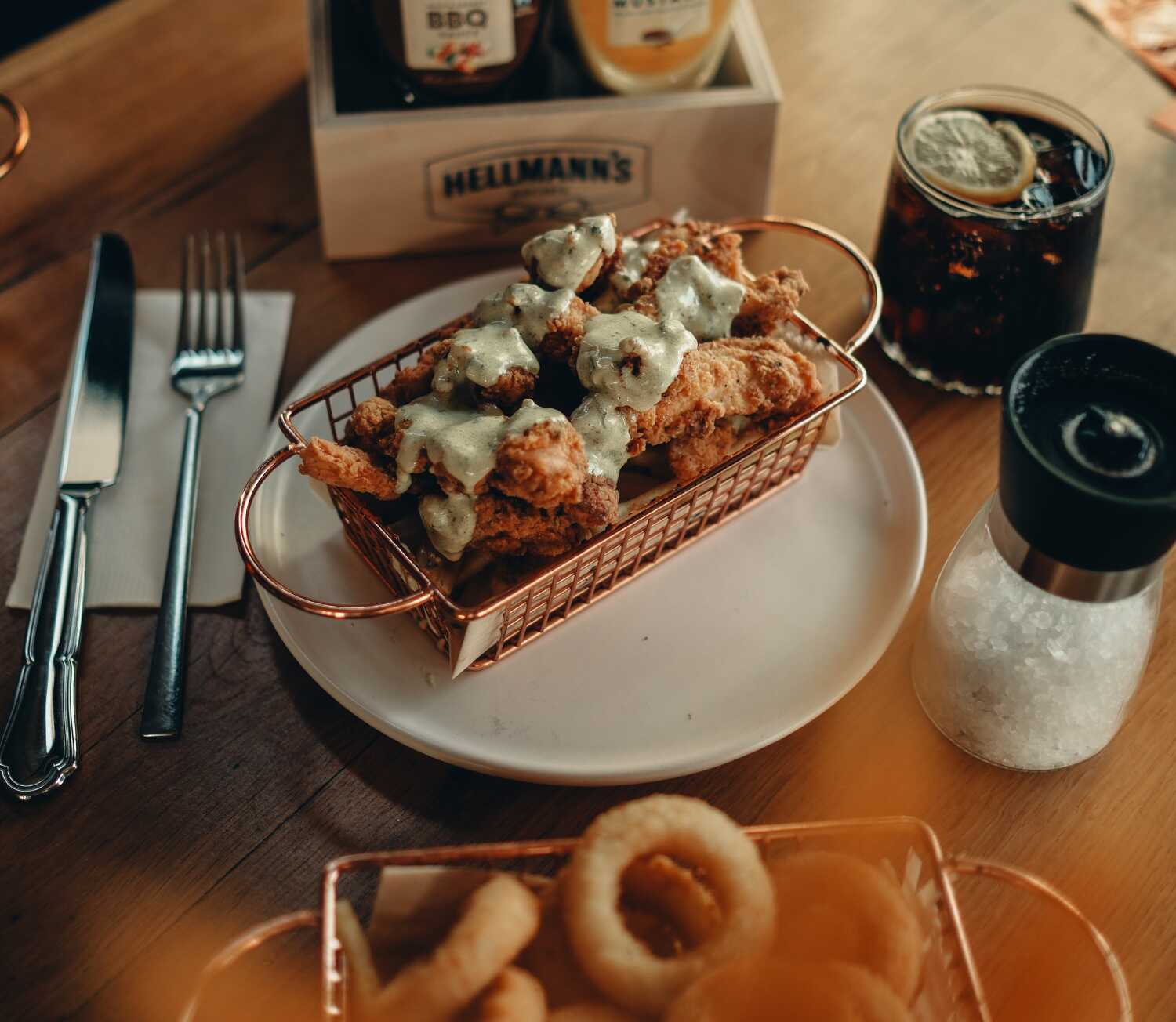Philly Soslu Çıtır Tavuk